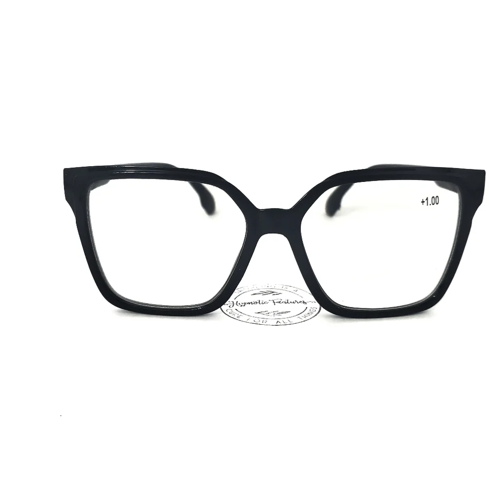 NEW Black Oversize Fashion Transitional Reading (1.00) Glasses